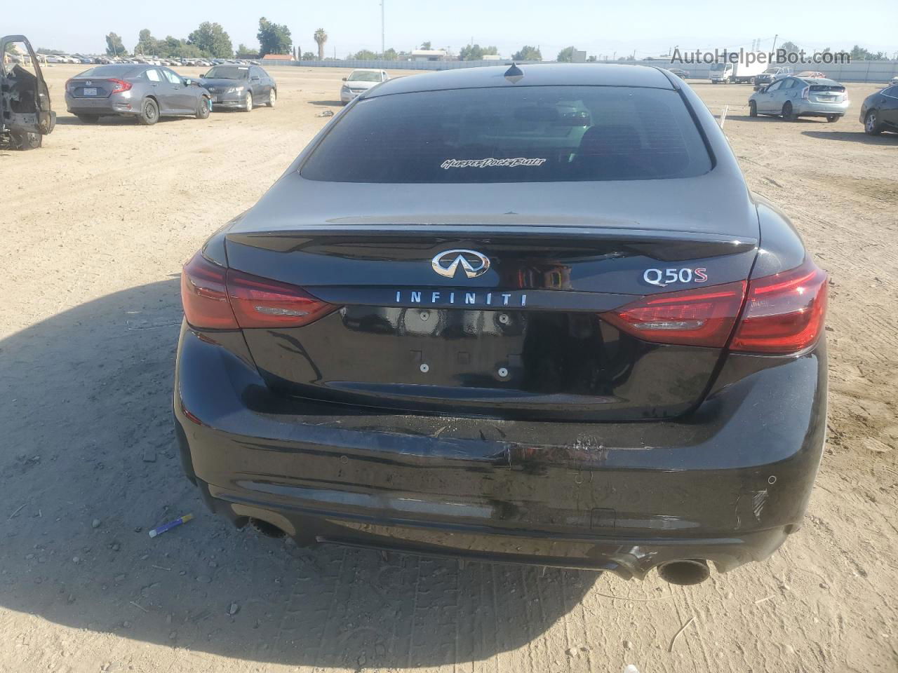 2019 Infiniti Q50 Red Sport 400 Black vin: JN1FV7AP6KM760609