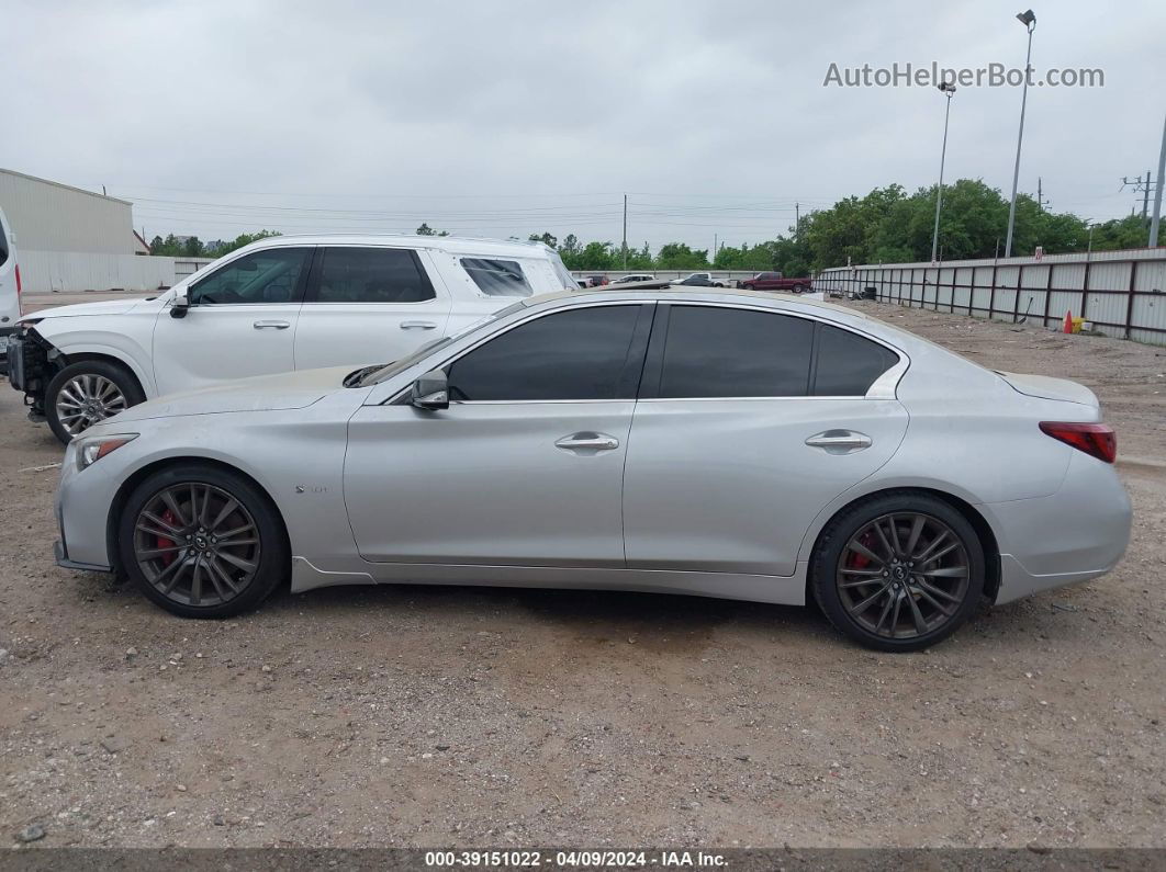 2019 Infiniti Q50 3.0t Red Sport 400 Gray vin: JN1FV7AP6KM761064