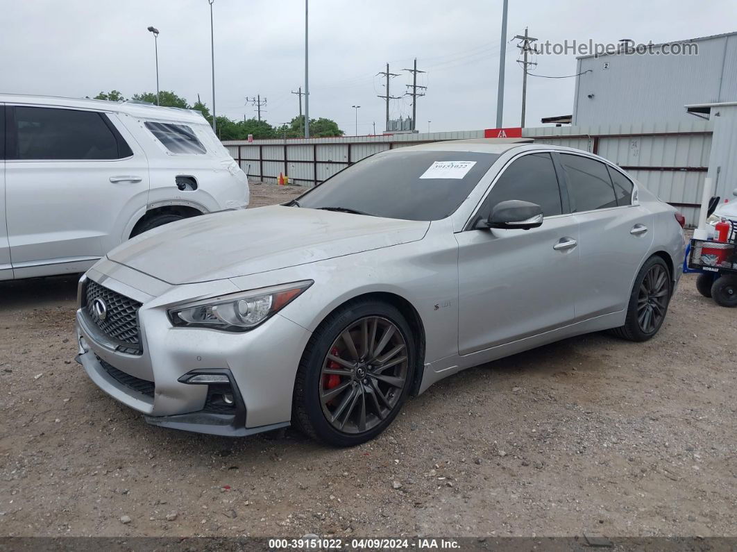 2019 Infiniti Q50 3.0t Red Sport 400 Gray vin: JN1FV7AP6KM761064