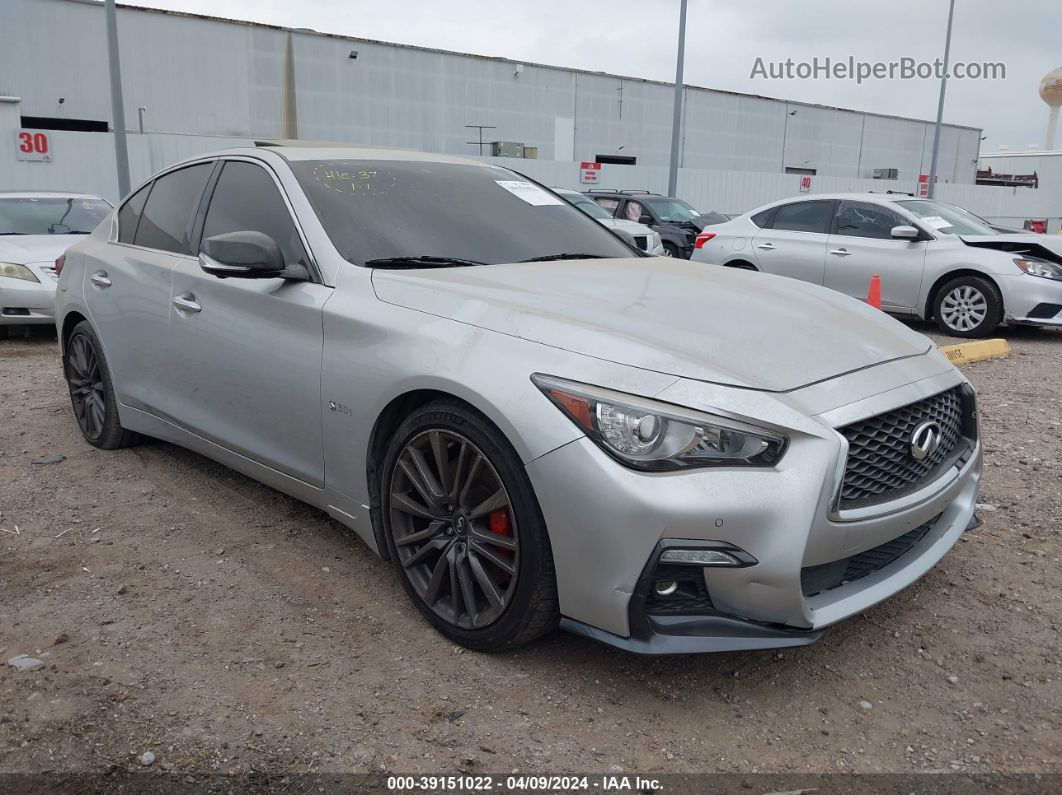 2019 Infiniti Q50 3.0t Red Sport 400 Gray vin: JN1FV7AP6KM761064