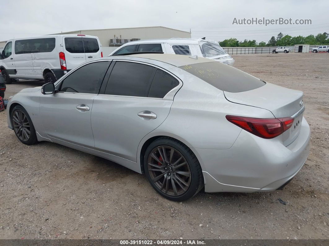 2019 Infiniti Q50 3.0t Red Sport 400 Gray vin: JN1FV7AP6KM761064