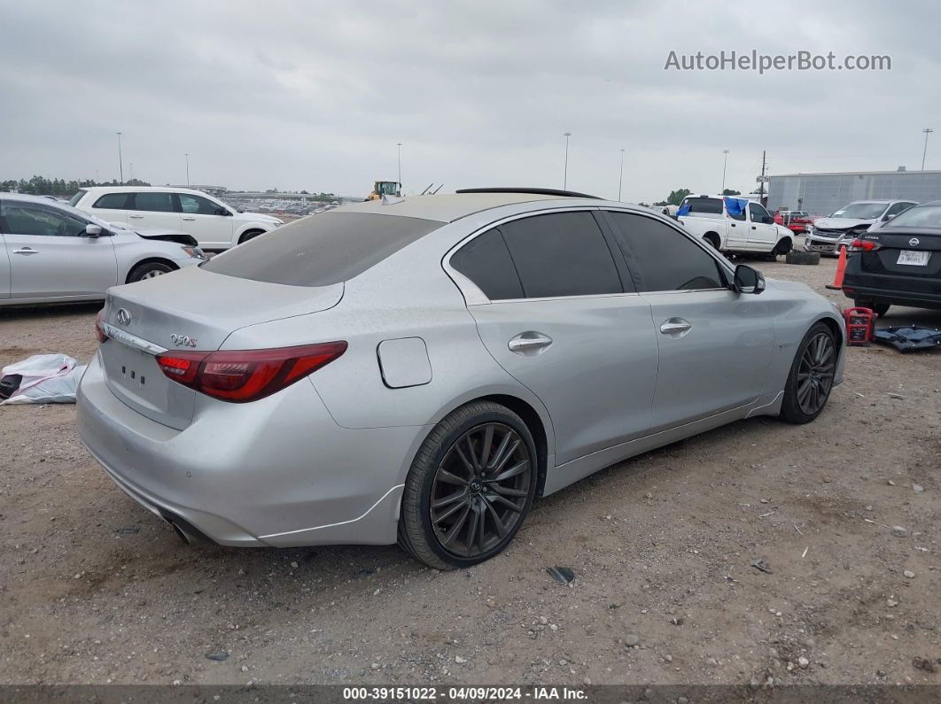 2019 Infiniti Q50 3.0t Red Sport 400 Gray vin: JN1FV7AP6KM761064