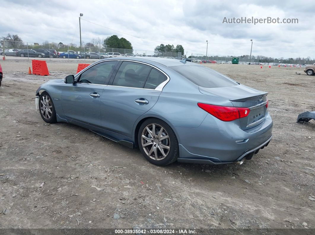 2016 Infiniti Q50 3.0t Red Sport 400 Blue vin: JN1FV7AP7GM420473