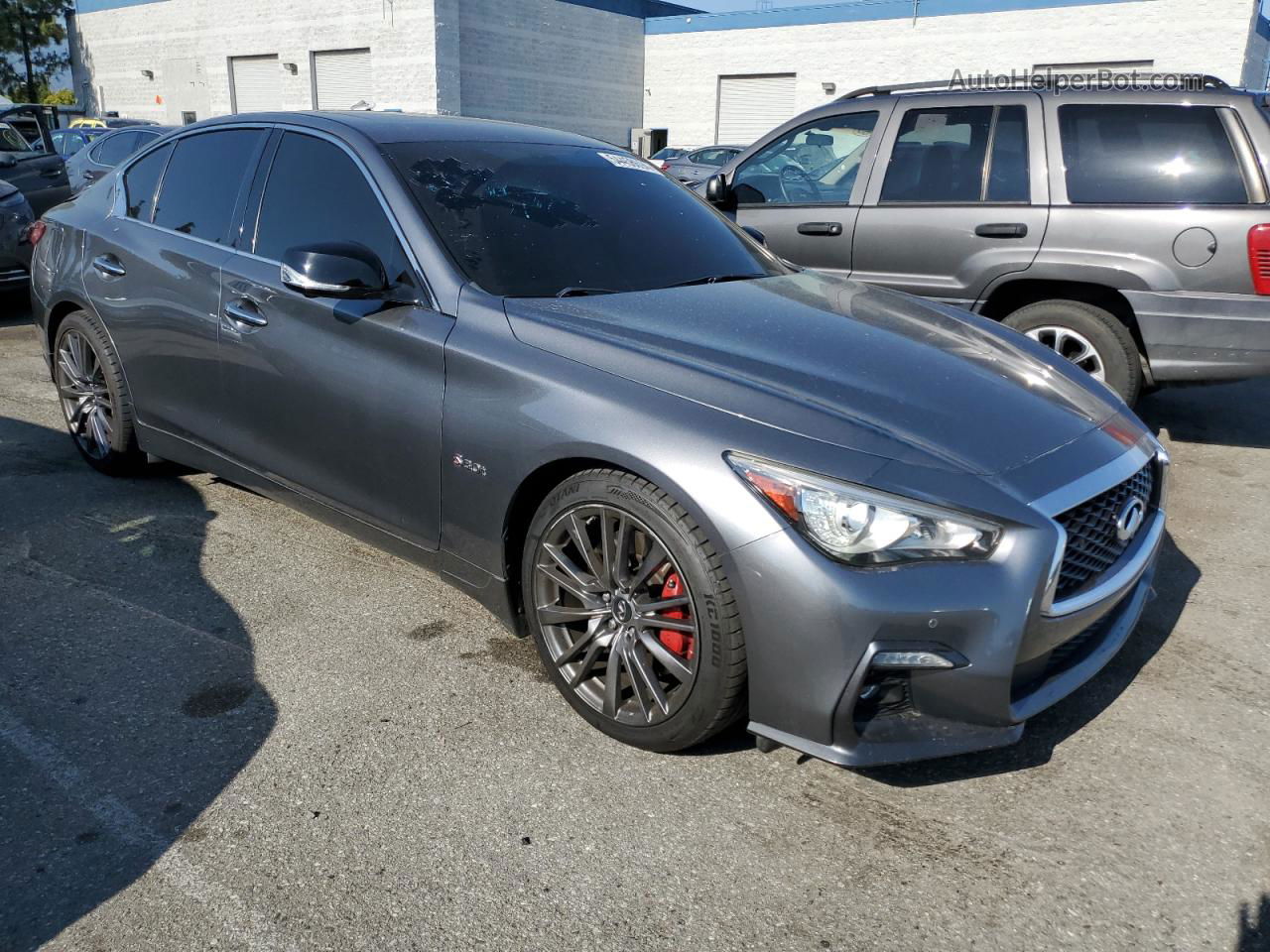 2018 Infiniti Q50 Red Sport 400 Charcoal vin: JN1FV7AP8JM460116