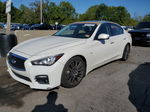 2016 Infiniti Q50 Red Sport 400 White vin: JN1FV7AP9GM421091