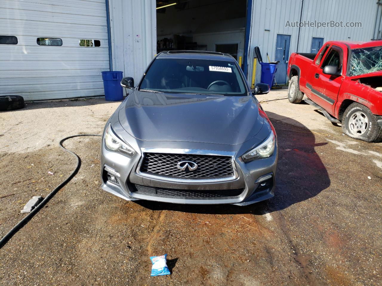 2019 Infiniti Q50 Red Sport 400 Charcoal vin: JN1FV7AP9KM780210