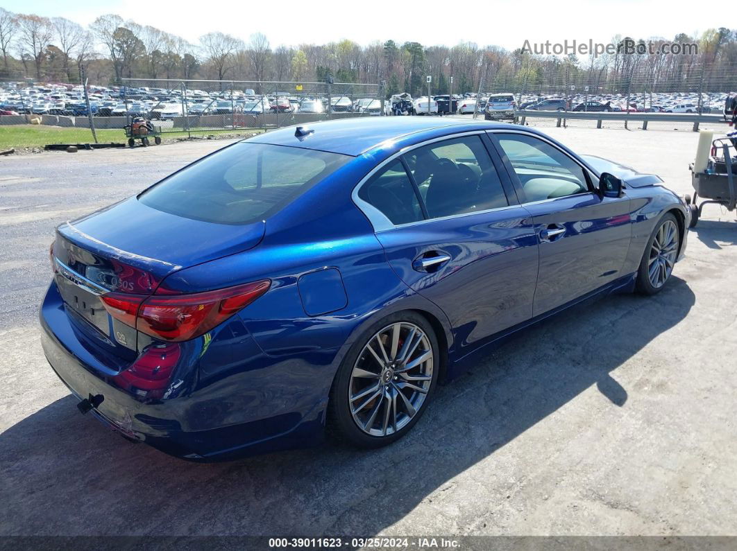 2019 Infiniti Q50 3.0t Red Sport 400 Blue vin: JN1FV7APXKM760578