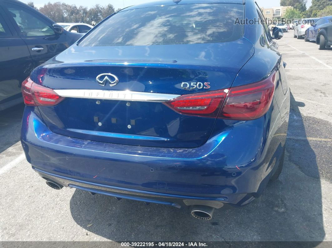 2019 Infiniti Q50 3.0t Red Sport 400 Blue vin: JN1FV7APXKM780197