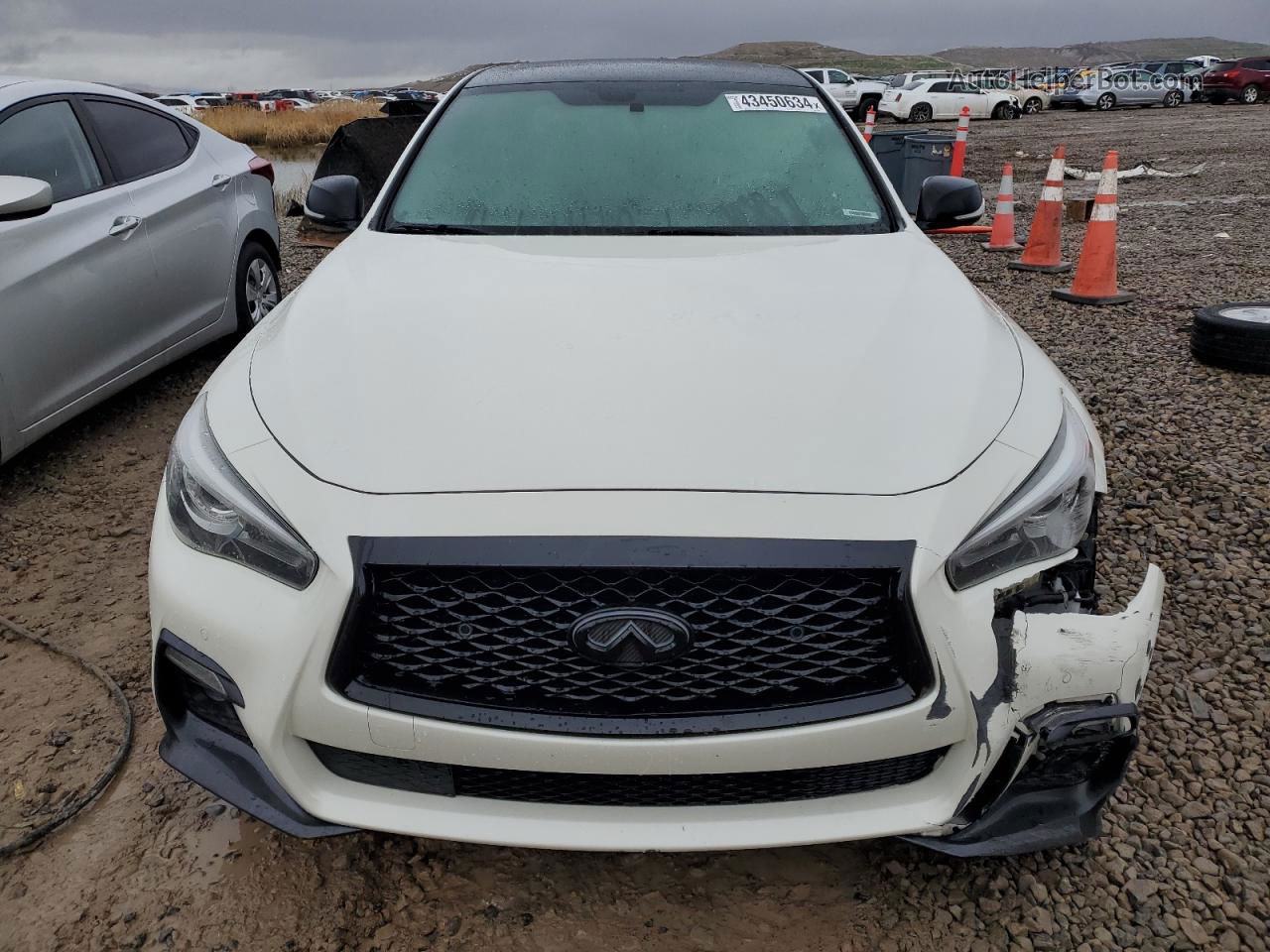 2018 Infiniti Q50 Red Sport 400 White vin: JN1FV7AR0JM480152