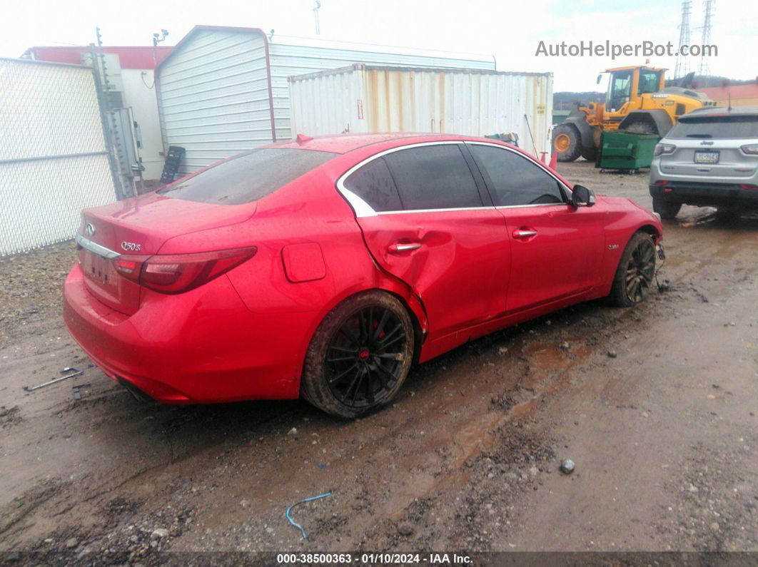 2019 Infiniti Q50 3.0t Red Sport 400 Red vin: JN1FV7AR0KM800121