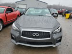 2016 Infiniti Q50 Red Sport 400 Gray vin: JN1FV7AR1GM450358