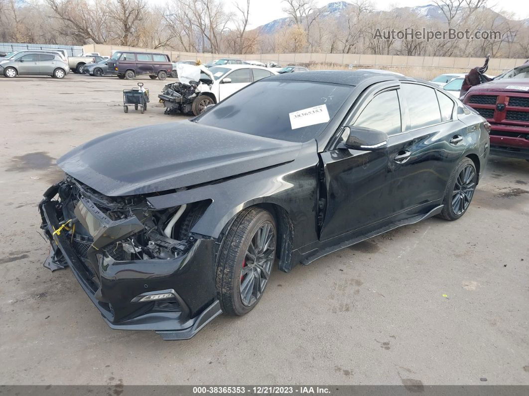 2018 Infiniti Q50 3.0t Red Sport 400 Black vin: JN1FV7AR1JM481858