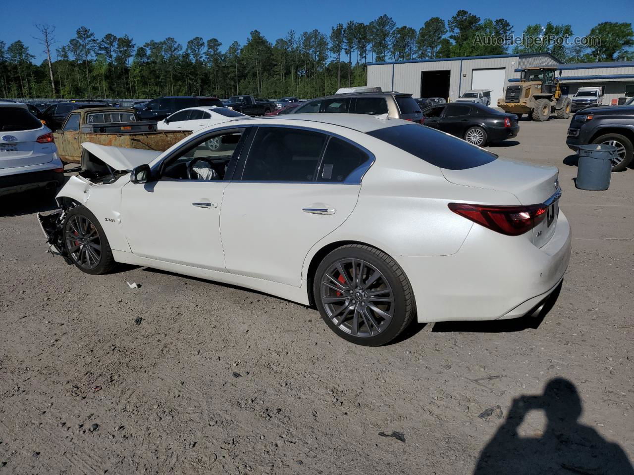 2018 Infiniti Q50 Red Sport 400 White vin: JN1FV7AR2JM481187