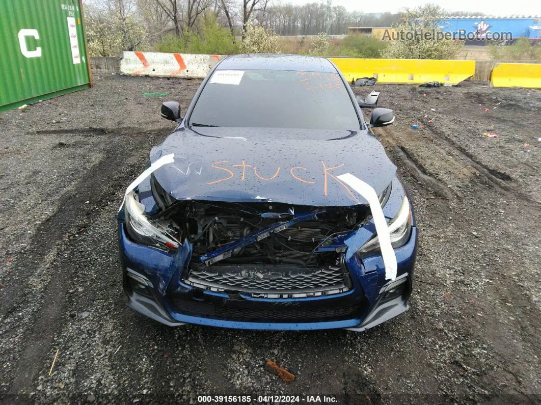 2018 Infiniti Q50 3.0t Red Sport 400 Синий vin: JN1FV7AR2JM481657