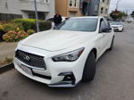 2019 Infiniti Q50 Red Sport 400 White vin: JN1FV7AR2KM801335