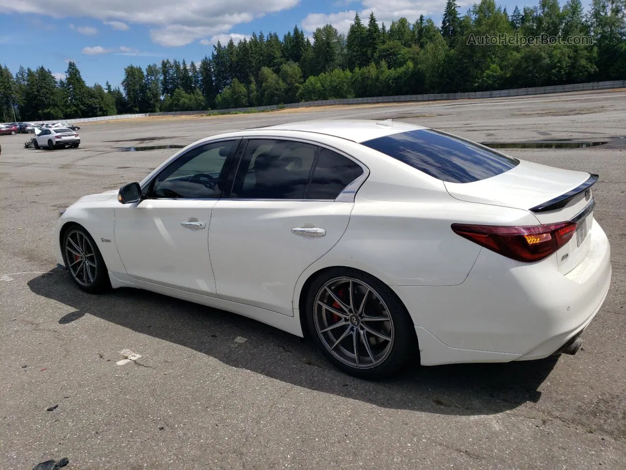 2019 Infiniti Q50 Red Sport 400 Белый vin: JN1FV7AR3KM801294