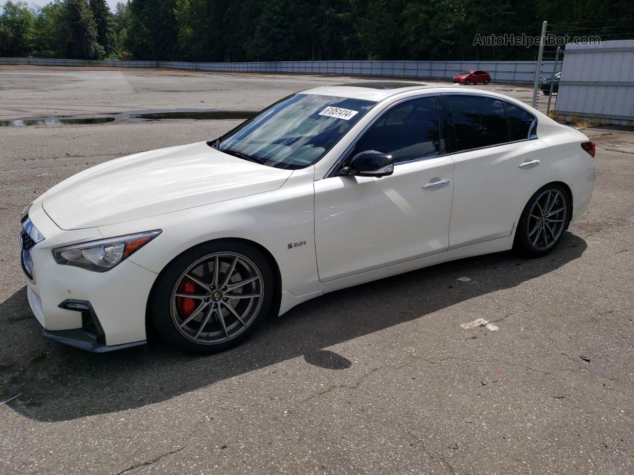 2019 Infiniti Q50 Red Sport 400 Белый vin: JN1FV7AR3KM801294