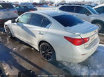 2016 Infiniti Q50 3.0t Red Sport 400 White vin: JN1FV7AR4GM450502