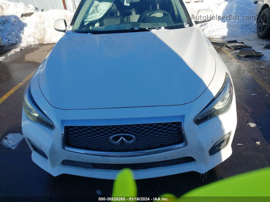 2016 Infiniti Q50 3.0t Red Sport 400 White vin: JN1FV7AR4GM450502