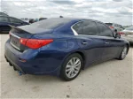 2016 Infiniti Q50 Red Sport 400 Blue vin: JN1FV7AR5GM452131