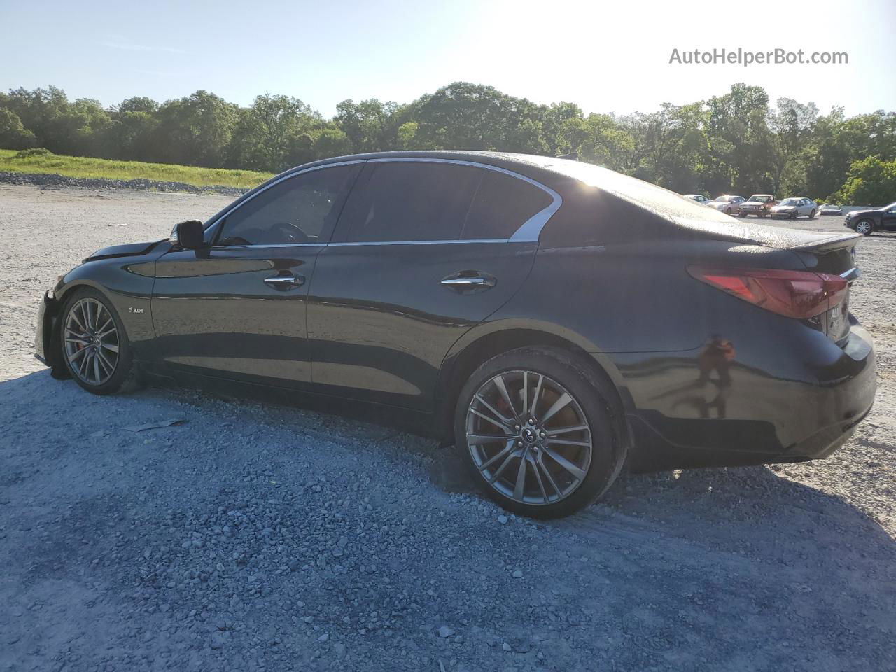 2018 Infiniti Q50 Red Sport 400 Black vin: JN1FV7AR5JM481457