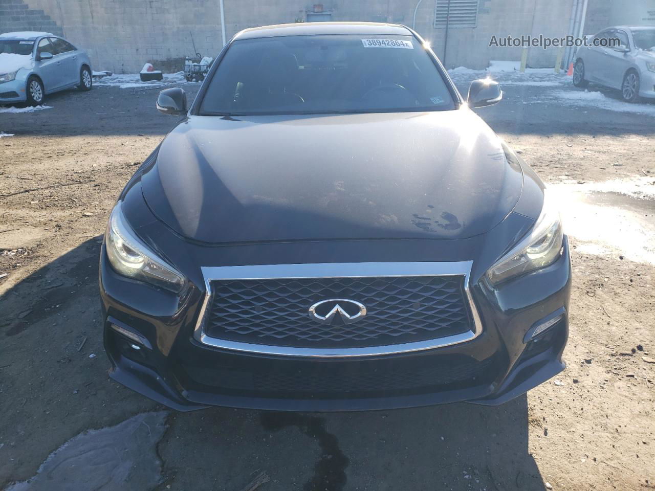 2019 Infiniti Q50 Red Sport 400 Black vin: JN1FV7AR5KM830344