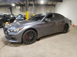 2016 Infiniti Q50 Red Sport 400 Charcoal vin: JN1FV7AR6GM450520