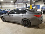 2016 Infiniti Q50 Red Sport 400 Charcoal vin: JN1FV7AR6GM450520