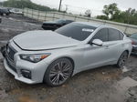 2016 Infiniti Q50 Red Sport 400 Silver vin: JN1FV7AR6GM451876