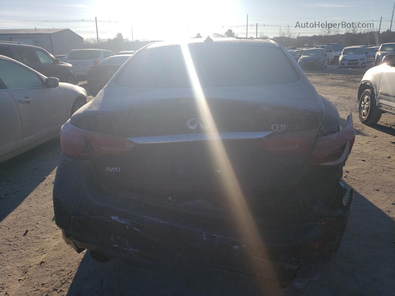 2018 Infiniti Q50 Red Sport 400 Black vin: JN1FV7AR6JM481693