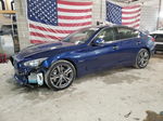 2016 Infiniti Q50 Red Sport 400 Blue vin: JN1FV7AR7GM450185