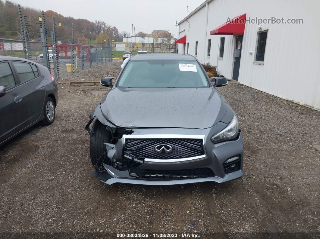 2016 Infiniti Q50 3.0t Red Sport 400 Серый vin: JN1FV7AR7GM450557