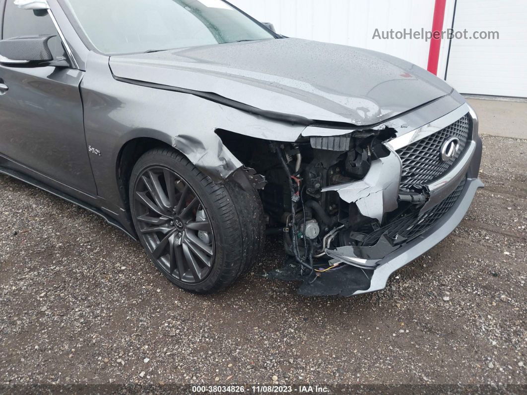 2016 Infiniti Q50 3.0t Red Sport 400 Серый vin: JN1FV7AR7GM450557