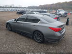 2016 Infiniti Q50 3.0t Red Sport 400 Gray vin: JN1FV7AR7GM450557