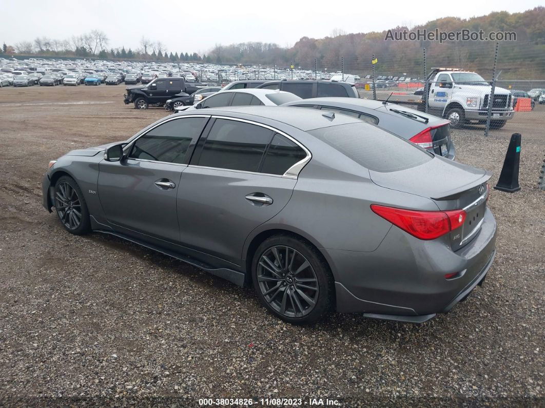 2016 Infiniti Q50 3.0t Red Sport 400 Серый vin: JN1FV7AR7GM450557