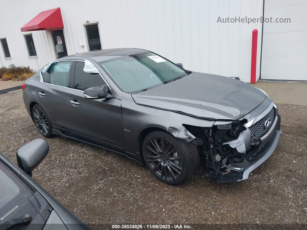 2016 Infiniti Q50 3.0t Red Sport 400 Серый vin: JN1FV7AR7GM450557