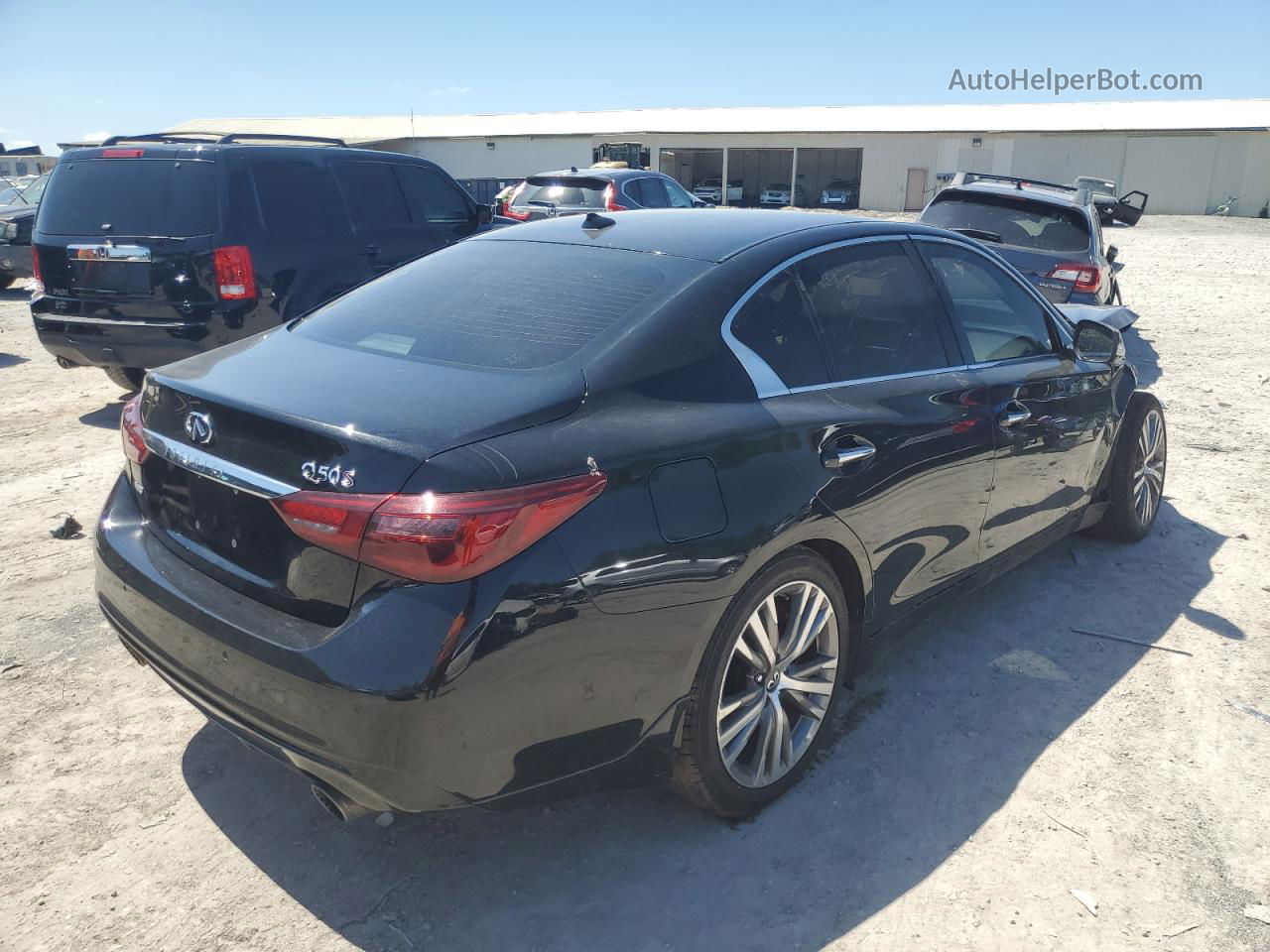 2019 Infiniti Q50 Red Sport 400 Black vin: JN1FV7AR7KM800522