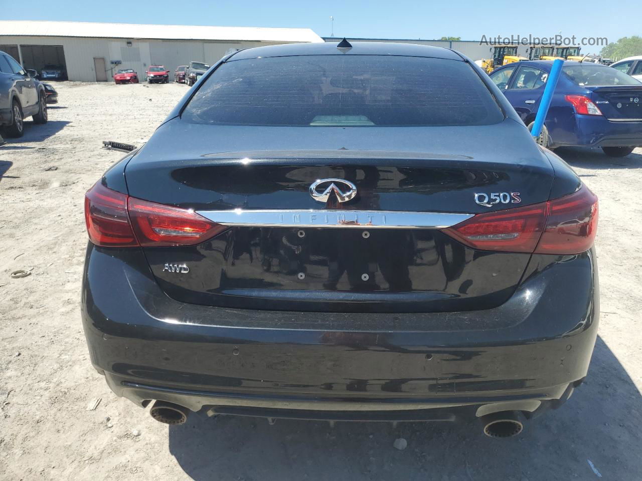 2019 Infiniti Q50 Red Sport 400 Black vin: JN1FV7AR7KM800522