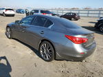 2016 Infiniti Q50 Red Sport 400 Gray vin: JN1FV7AR8GM451281