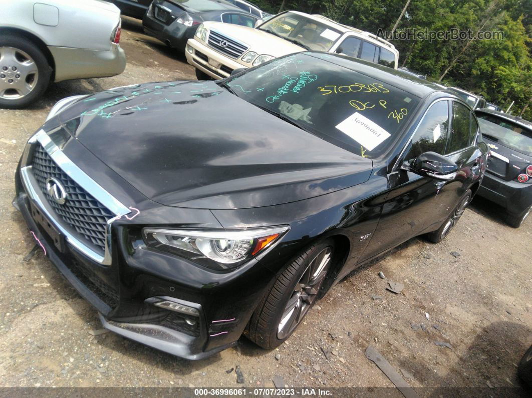 2019 Infiniti Q50 Red Sport 400 Black vin: JN1FV7AR8KM800464