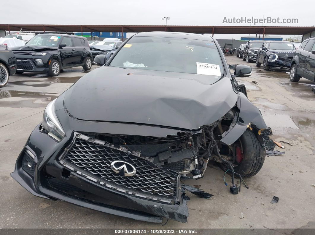 2019 Infiniti Q50 3.0t Red Sport 400 Black vin: JN1FV7AR8KM800562