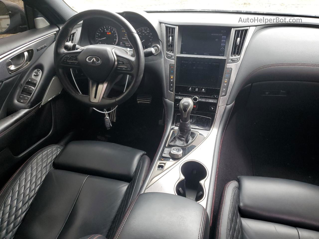 2018 Infiniti Q50 Red Sport 400 Серый vin: JN1FV7AR9JM480165