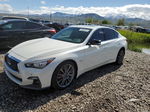 2019 Infiniti Q50 Red Sport 400 White vin: JN1FV7AR9KM800781