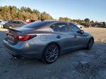 2016 Infiniti Q50 Red Sport 400 Gray vin: JN1FV7ARXGM451413