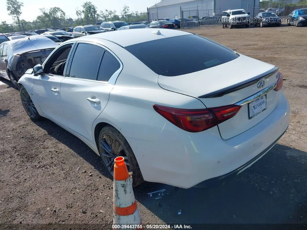 2018 Infiniti Q50 3.0t Red Sport 400 Белый vin: JN1FV7ARXJM700140