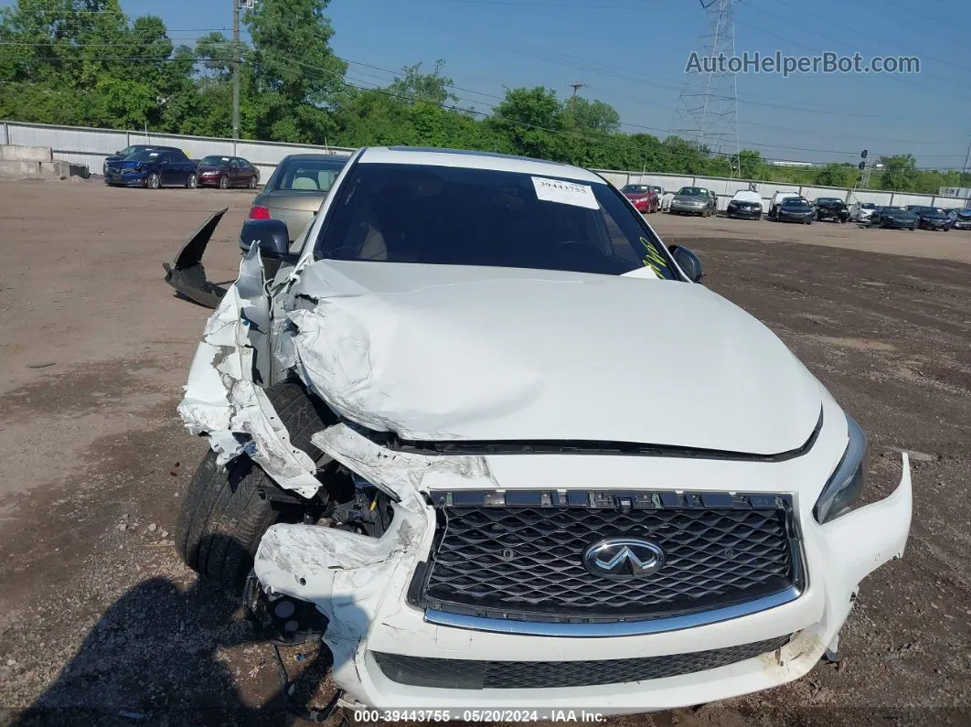 2018 Infiniti Q50 3.0t Red Sport 400 White vin: JN1FV7ARXJM700140