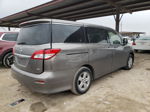 2015 Nissan Quest S Gray vin: JN8AE2KP0F9120627