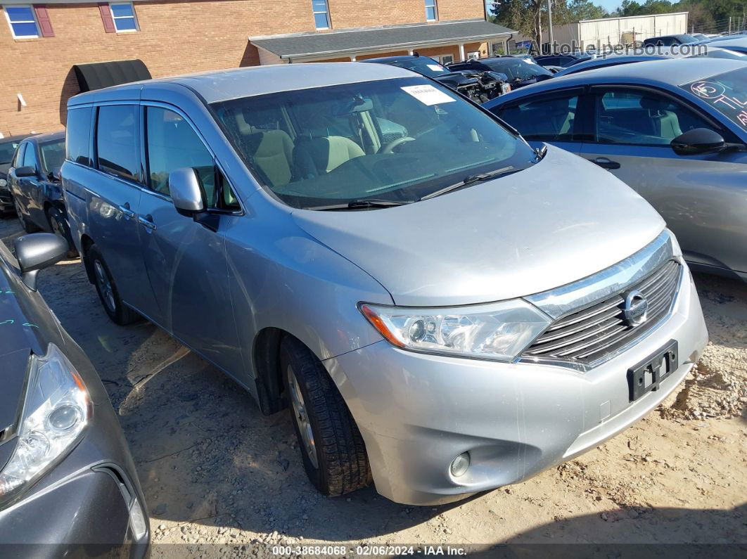 2015 Nissan Quest Sv Silver vin: JN8AE2KP0F9123396