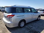 2015 Nissan Quest S Silver vin: JN8AE2KP0F9123513