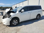 2015 Nissan Quest S White vin: JN8AE2KP0F9124001